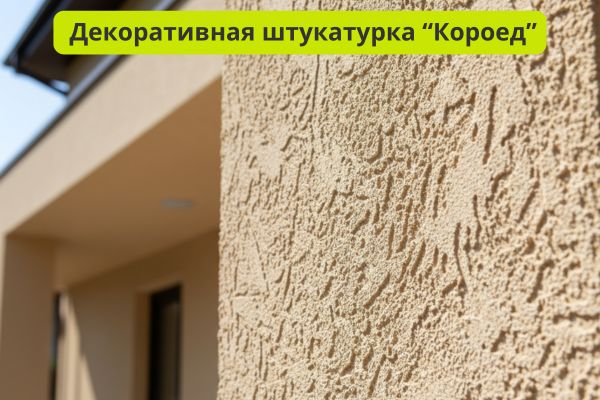 Декоративная штукатурка короед фото